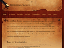 Tablet Screenshot of naominnewmexico.com